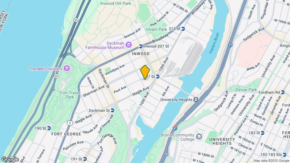 103 Post Ave Mapa y Detalles de la Ubicación