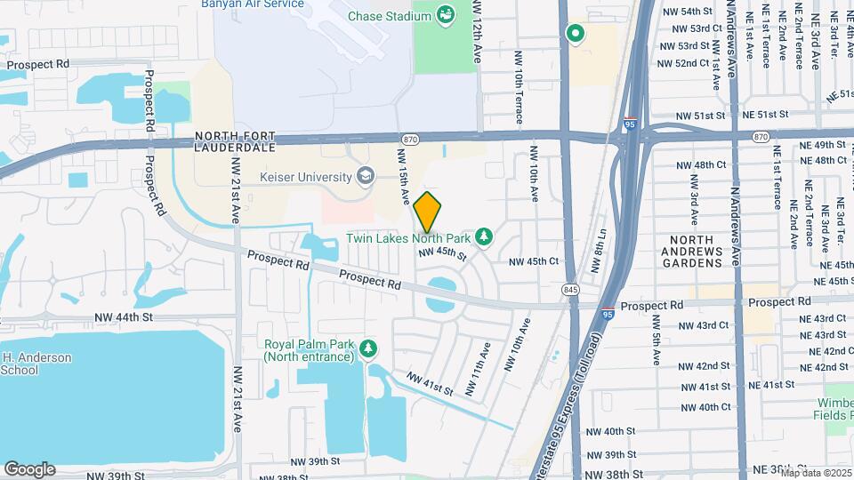 1400 NW 46th St Map and Location Details