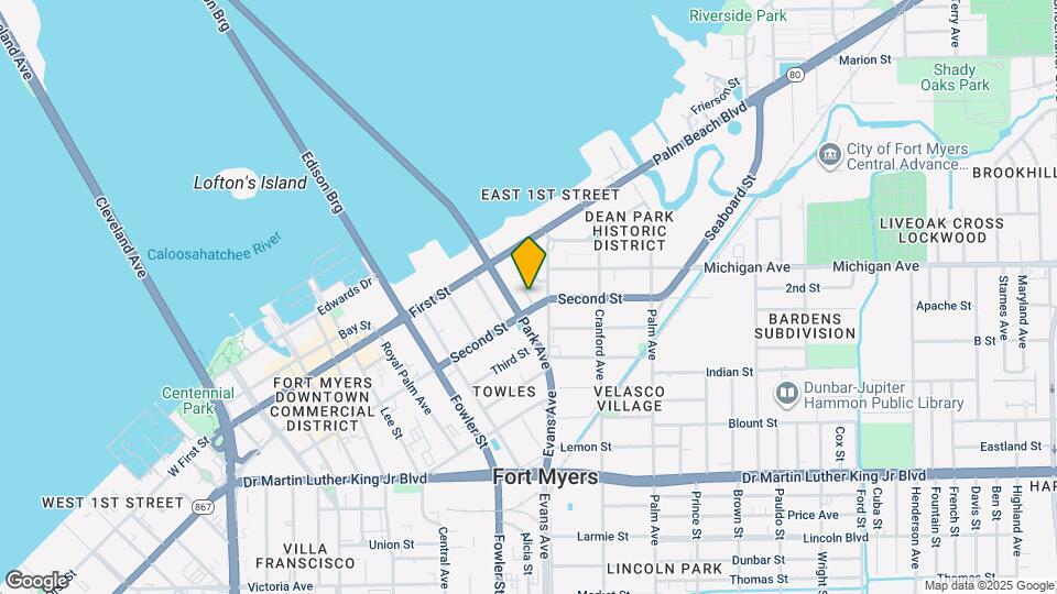 2575 Second St Map and Location Details