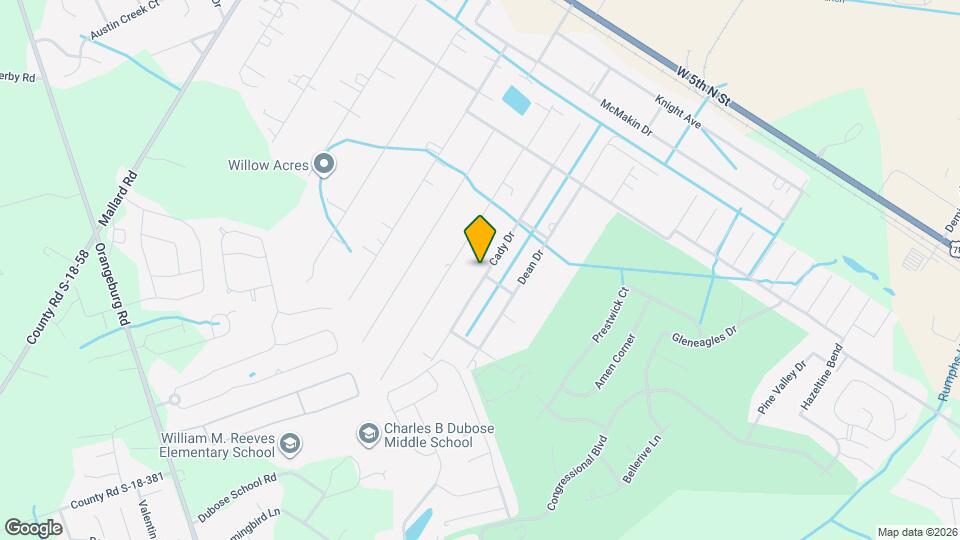 210 Cady Dr Mapa y Detalles de la Ubicación