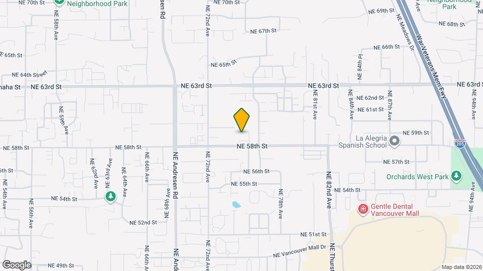 7415 NE 59th St Map and Location Details