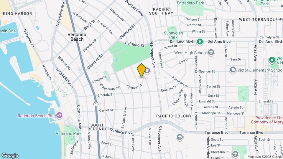 1015 Spencer St Map and Location Details