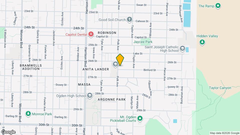 1408 Binford St Map and Location Details
