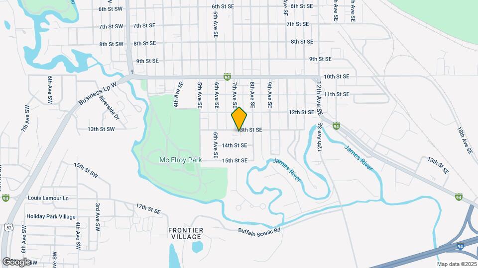 706 13th St SE Map and Location Details