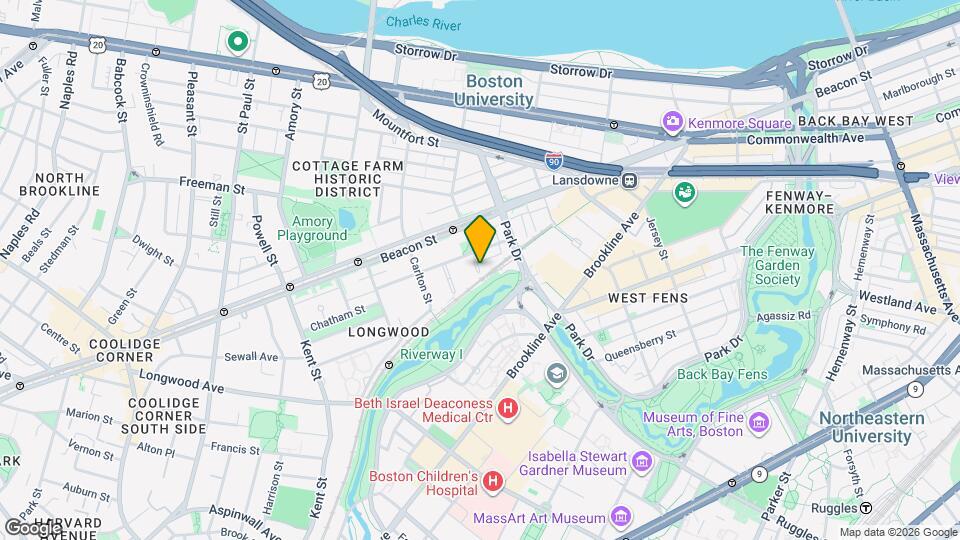 104 St Mary's St Map and Location Details