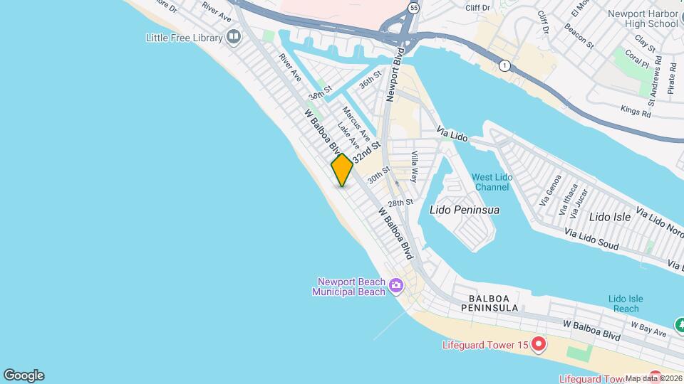 3010 W Oceanfront Map and Location Details