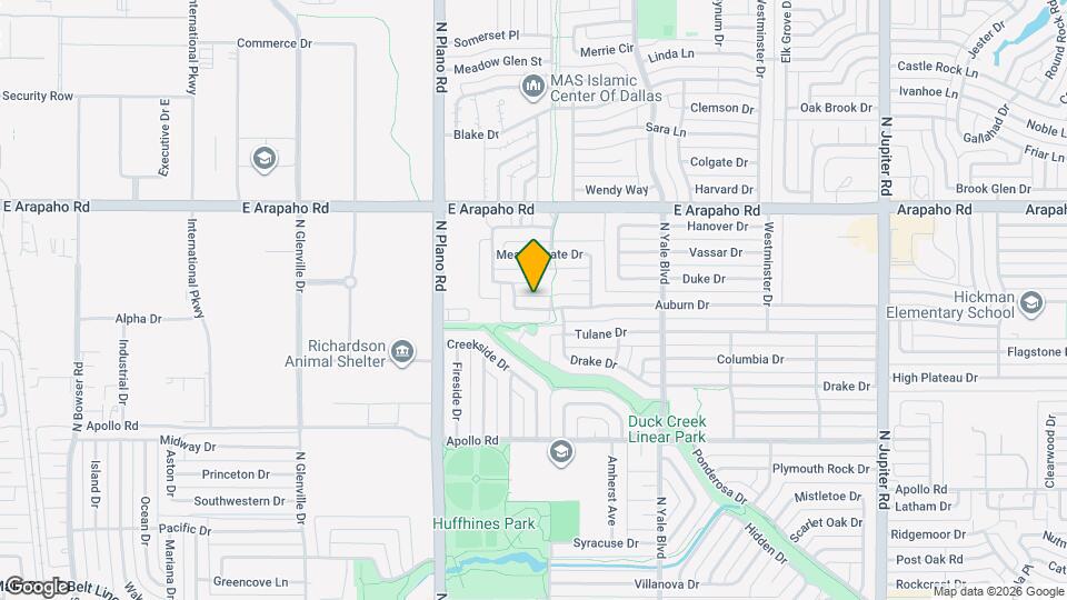 1507 Auburn Dr Map and Location Details