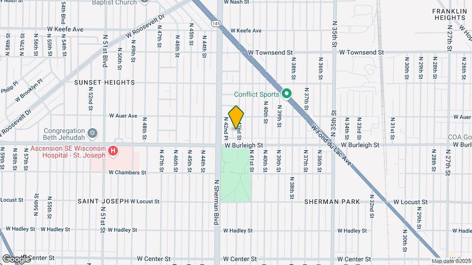 3133 N 42nd St Map and Location Details
