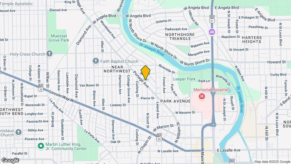 768 Portage Ave Map and Location Details