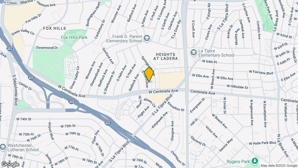 6740 S Garth Ave Map and Location Details