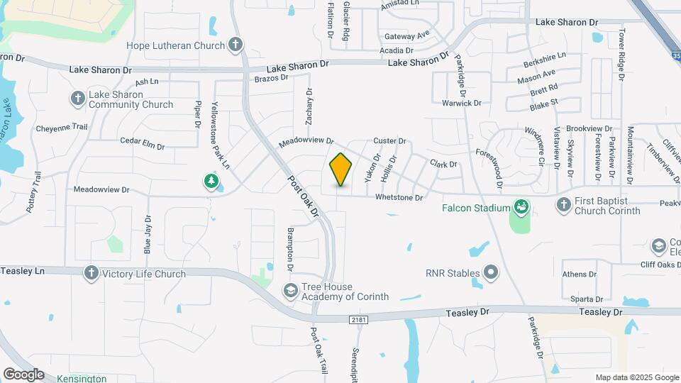 2922 Custer Dr Map and Location Details