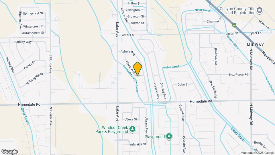 5318 Worth Way Map and Location Details