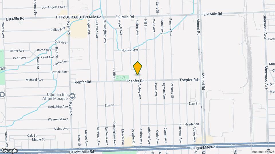 21725 Audrey Ave Mapa y Detalles de la Ubicación