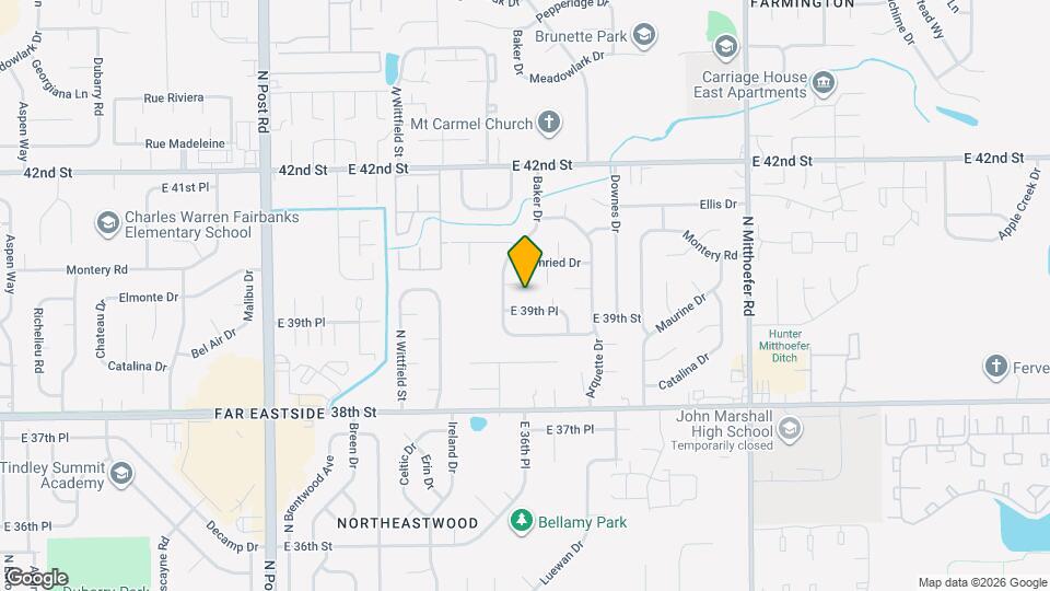 9513 Baker Ct Map and Location Details