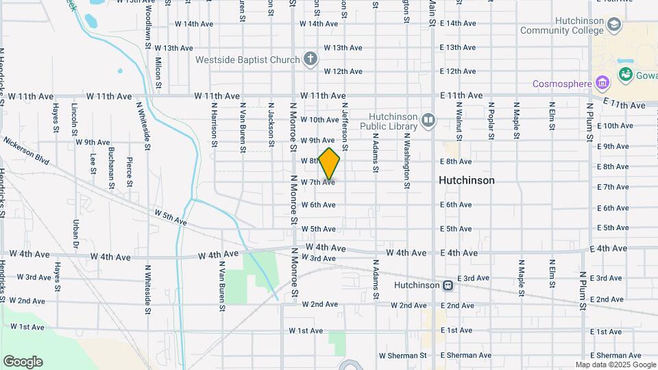 315 W 7th Ave Map and Location Details