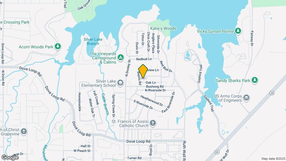 605 Oak Ln Map and Location Details