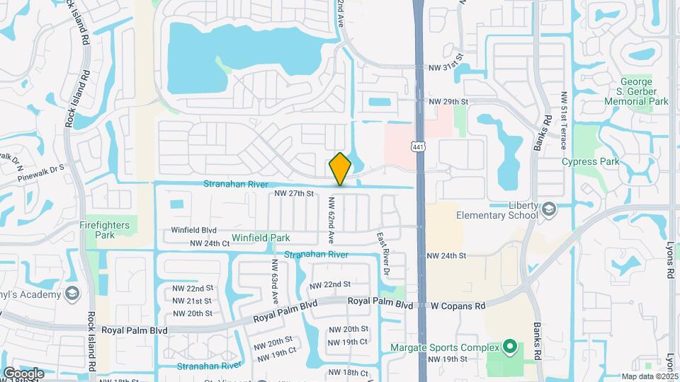 6117 NW 27th St Map and Location Details