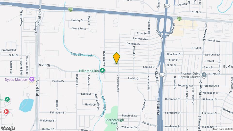 5410 Laguna Dr Map and Location Details