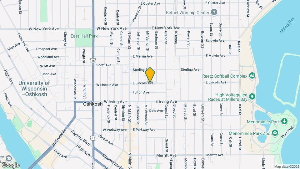 211 E Lincoln Ave Map and Location Details