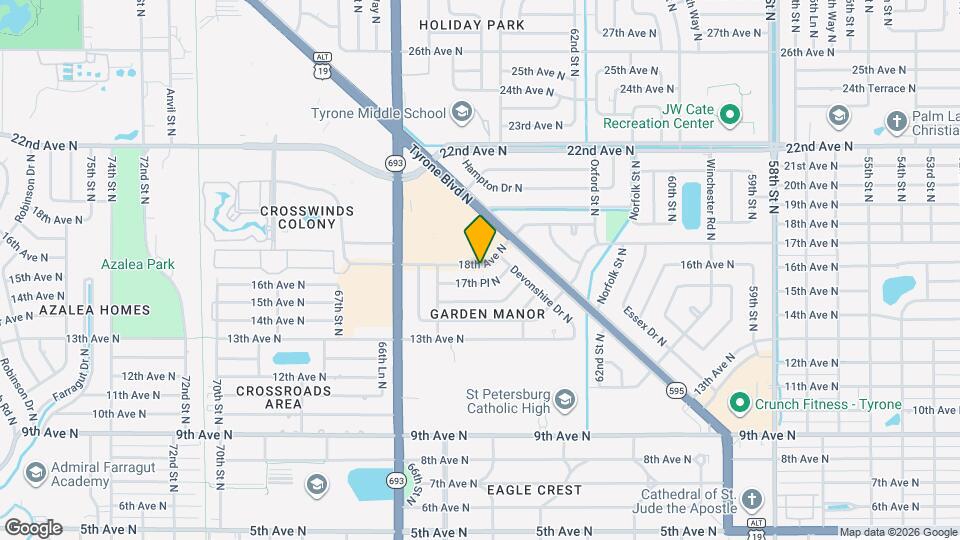 6400 18th Ave N Map and Location Details