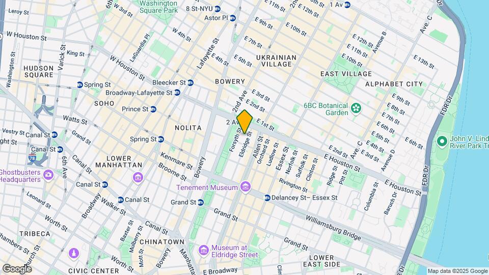 235 Eldridge St Map and Location Details