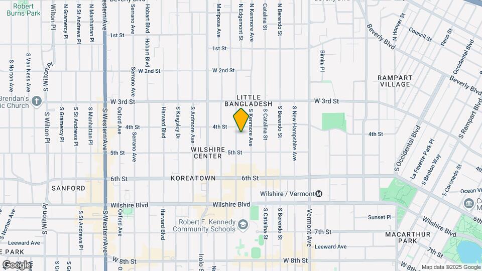 420 S Alexandria Ave Mapa y Detalles de la Ubicación