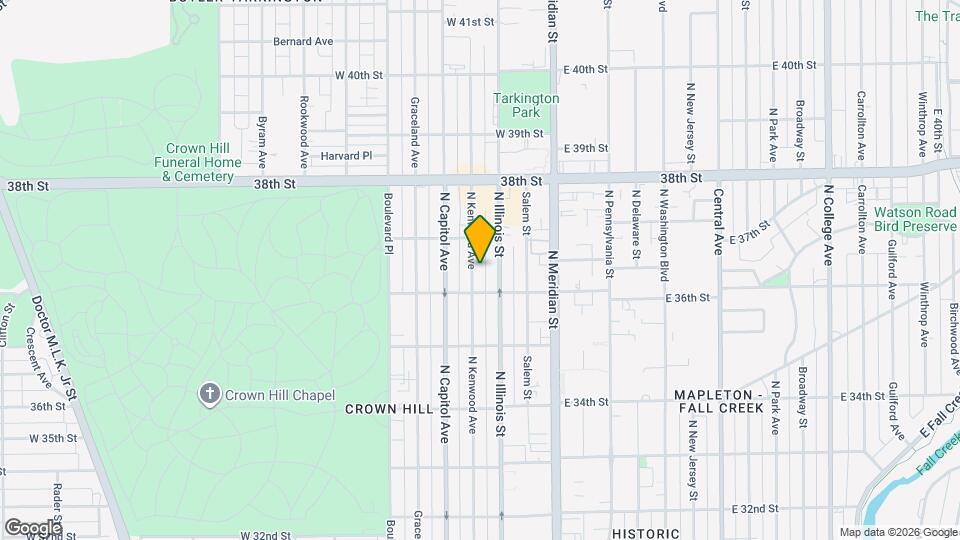 3625 N Kenwood Ave Map and Location Details