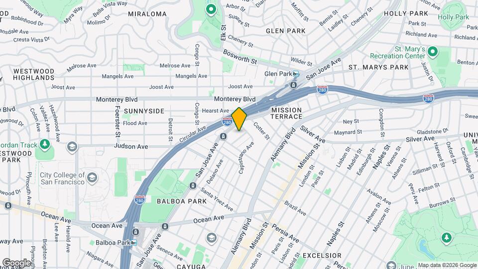 38 San Gabriel Ave Mapa y Detalles de la Ubicación