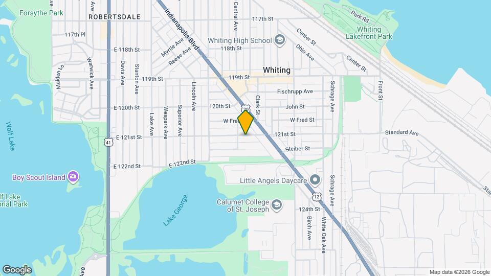 1314 121st St Map and Location Details