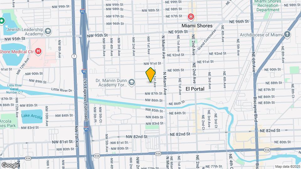 125 NW 88th St Map and Location Details