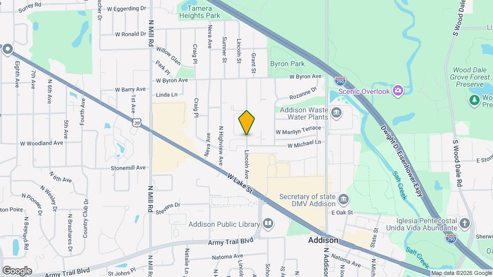 622 N Lincoln Ave, Unit ONE BEDROOM - 204 Map and Location Details