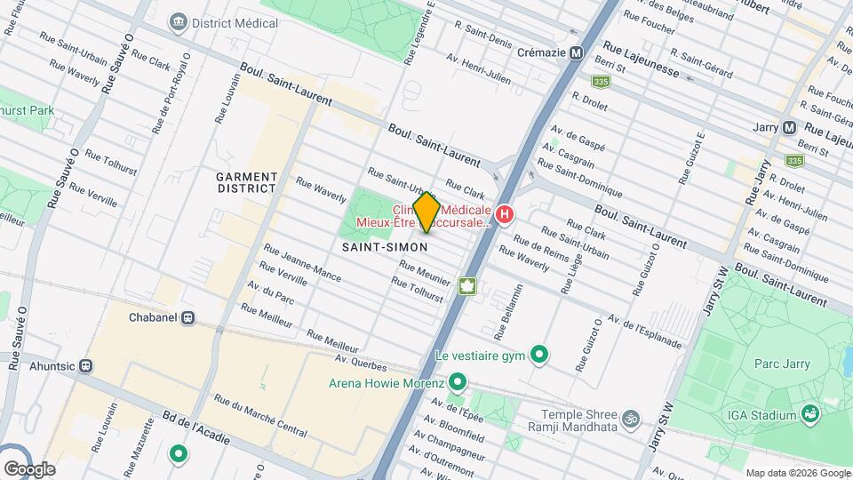 8844 Waverly Rue Map and Location Details