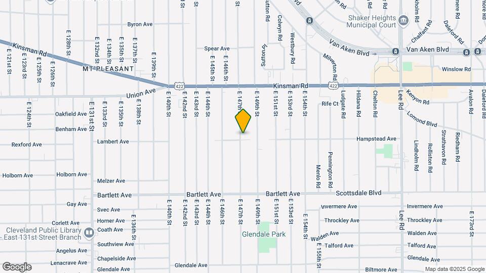 3611 E 147th St-Unit -Up Mapa y Detalles de la Ubicación
