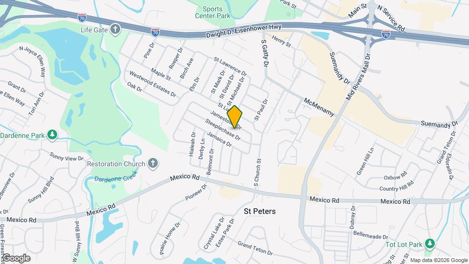 20 Steeplechase Dr Map and Location Details