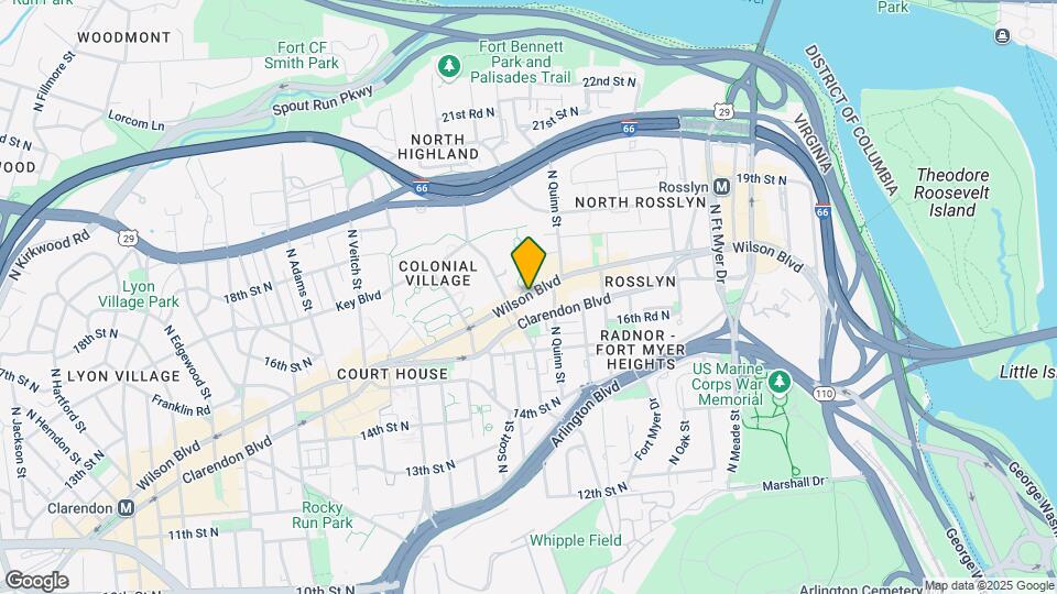 1800 Wilson Blvd Map and Location Details