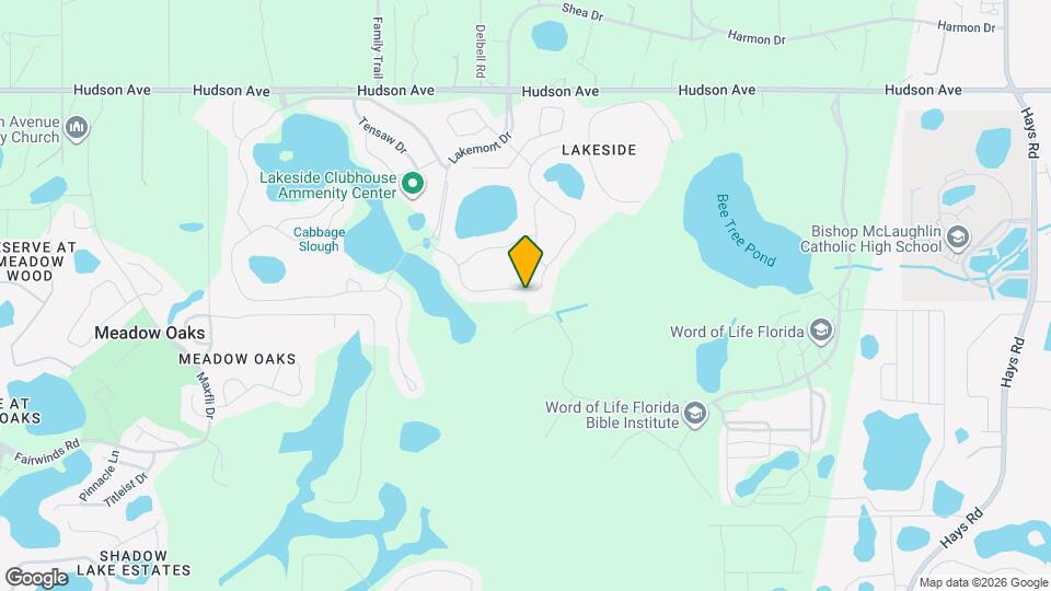 13432 Crest Lake Dr Mapa y Detalles de la Ubicación