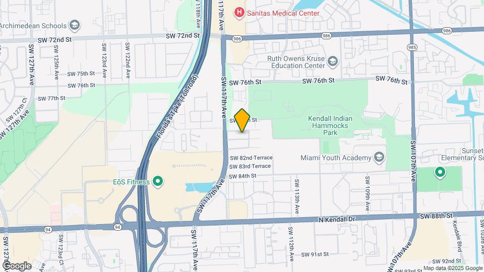 11521 SW 80th Terrace Map and Location Details