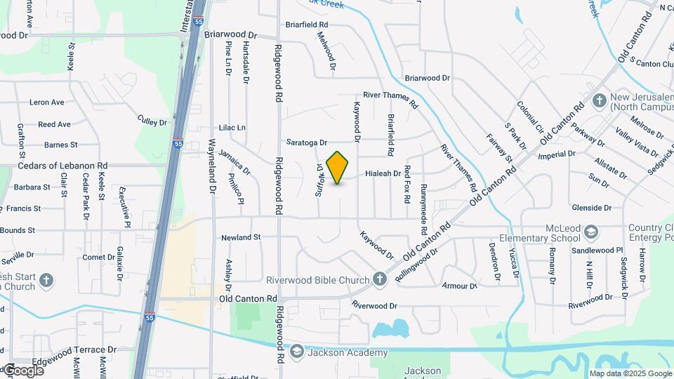 5355 Canton Heights Dr Mapa y Detalles de la Ubicación