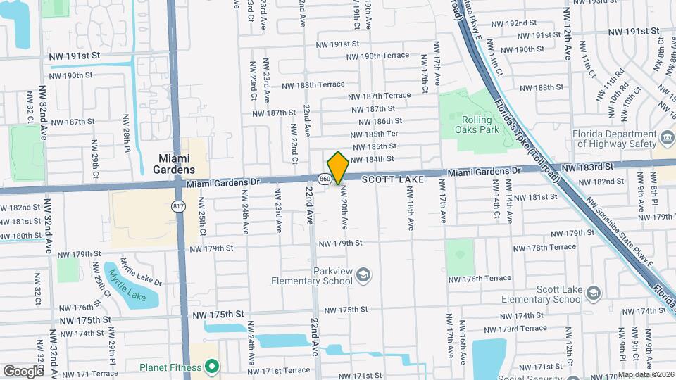 18200 NW 20th Ave Map and Location Details