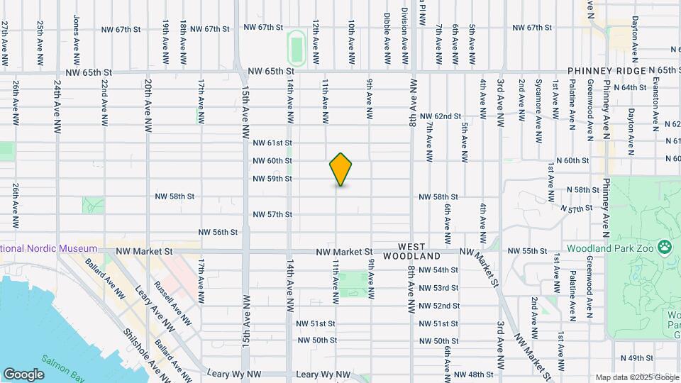 942 NW 58th St Map and Location Details
