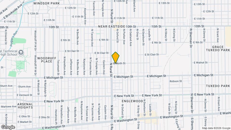 556 N Oxford St, Unit A Map and Location Details