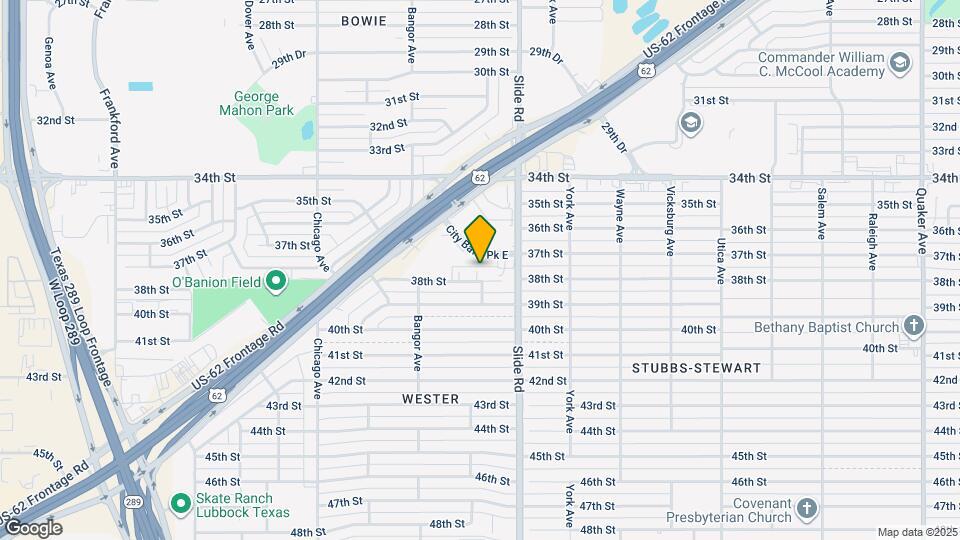 5302 38th St Map and Location Details