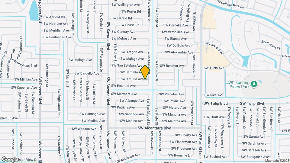 1206 SW Asturia Ave Mapa y Detalles de la Ubicación