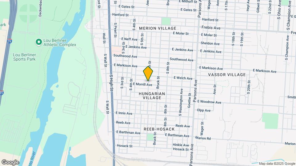 184 E Morrill Ave Map and Location Details