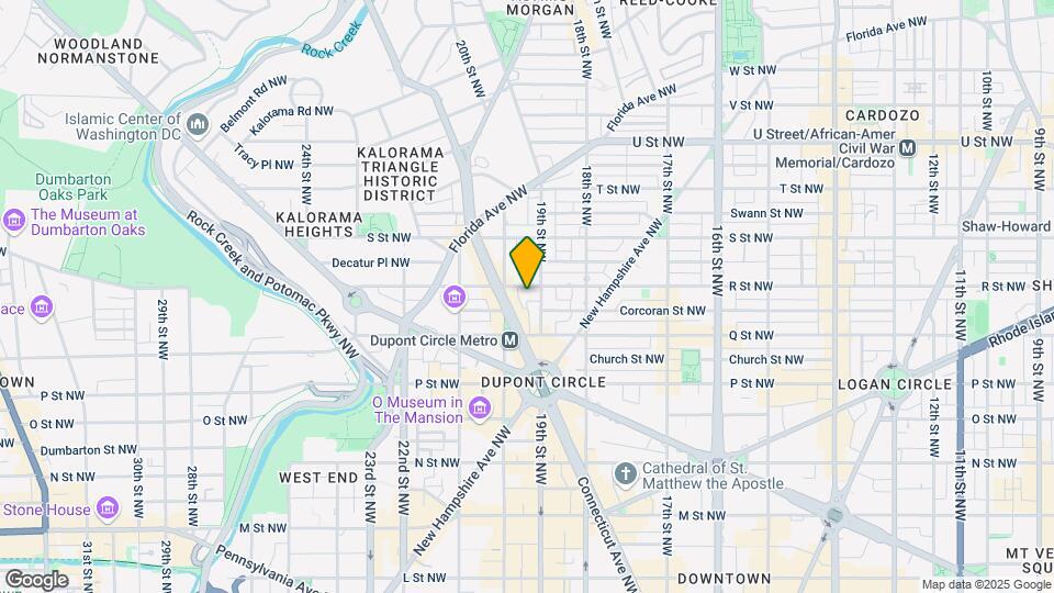 1906 R St NW Mapa y Detalles de la Ubicación