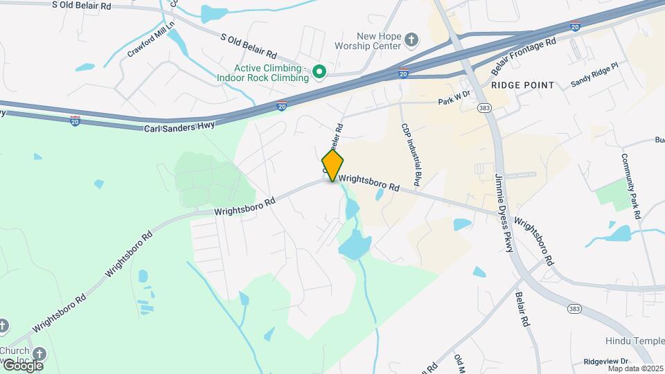4432 Wrightsboro Rd Map and Location Details