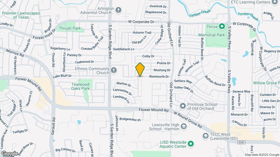 1384 Wentworth Dr Map and Location Details