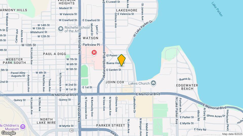 720 E Garden St Mapa y Detalles de la Ubicación