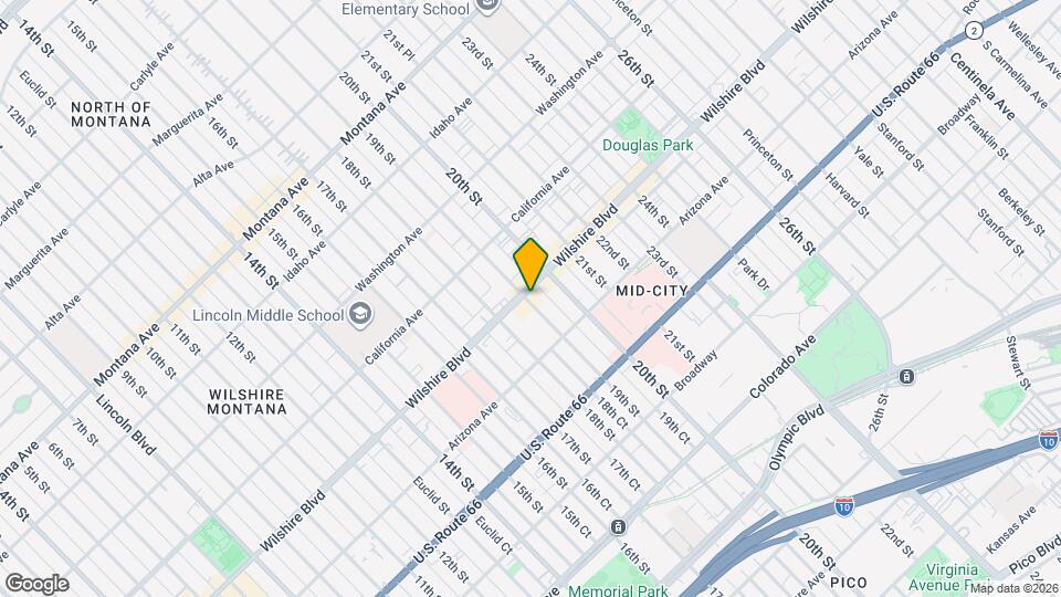1902 Wilshire Blvd Map and Location Details