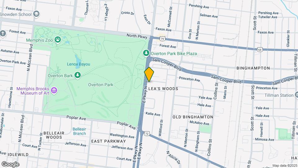 East Parkway Apartments Map and Location Details
